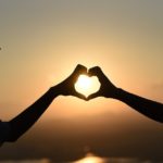 Love Heart Sunset