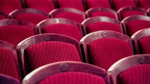 Theater Chairs Red Audience Cinema 